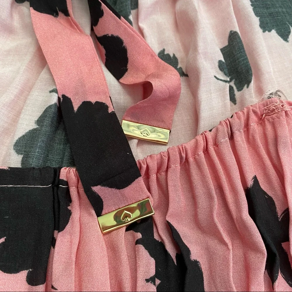 NWT Kate Spade pink maxi cover up dress